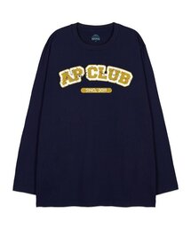 エイピークラブ オーバーサイズ ロングスリーブTシャツ_ネイビー