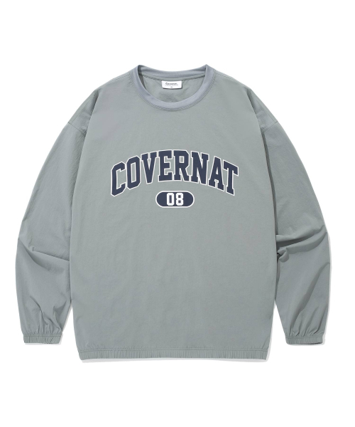 COVERNAT(カバーナット)の「カレッジテックナイロン スウェット チャコール(スウェット・レディース・その他・X-LARGE/XX-LARGE/LARGE/MEDIUM/SMALL)」の1枚目の写真