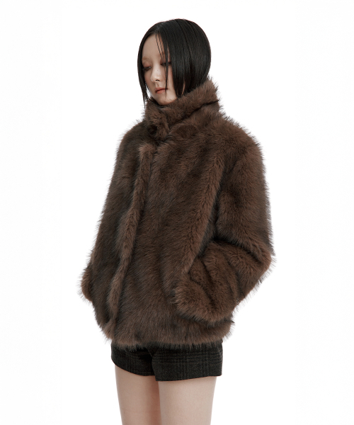 ROUGHNECK(ラフネック)の「モカフェイクファージャケット(ムートンコート・レディース・その他・SMALL/MEDIUM)」の18枚目の写真