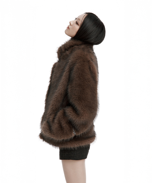 ROUGHNECK(ラフネック)の「モカフェイクファージャケット(ムートンコート・レディース・その他・SMALL/MEDIUM)」の17枚目の写真