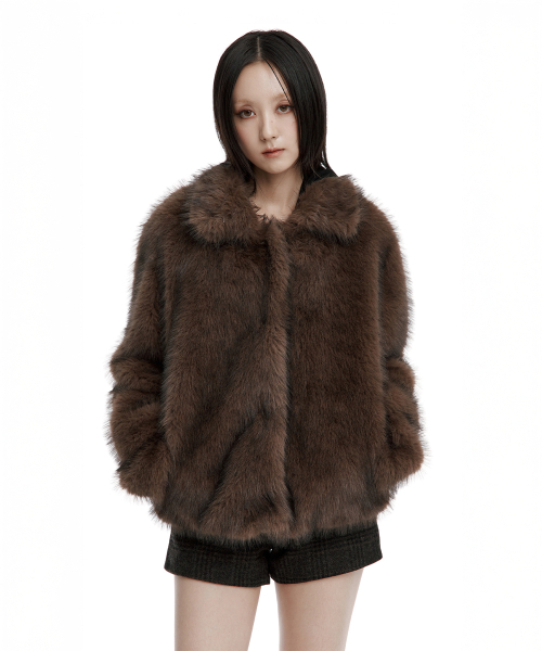 ROUGHNECK(ラフネック)の「モカフェイクファージャケット(ムートンコート・レディース・その他・SMALL/MEDIUM)」の16枚目の写真