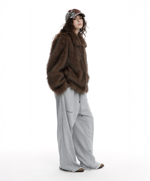 ROUGHNECK(ラフネック)の「モカフェイクファージャケット(ムートンコート・レディース・その他・SMALL/MEDIUM)」の12枚目の写真