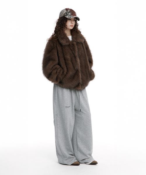 ROUGHNECK(ラフネック)の「モカフェイクファージャケット(ムートンコート・レディース・その他・SMALL/MEDIUM)」の9枚目の写真