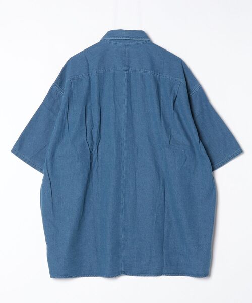 FAT（エフエイティー）の「BEEJEAN（シャツ/ブラウス・メンズ・ブルー/ブラウン・JUMBO(XXL)/FAT(XL)/SKINNY(L)/TITCH(M)）」の3枚目の写真