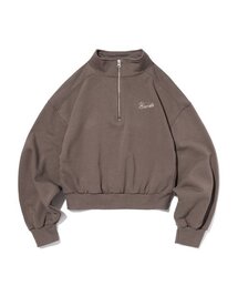 HALF ZIP UP [MOCHA BROWN]