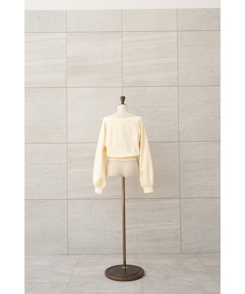 MISTREASS（ミストレアス）の「Hotfix Logo Sweatshirt（スウェット・レディース・イエロー・FREE）」の6枚目の写真