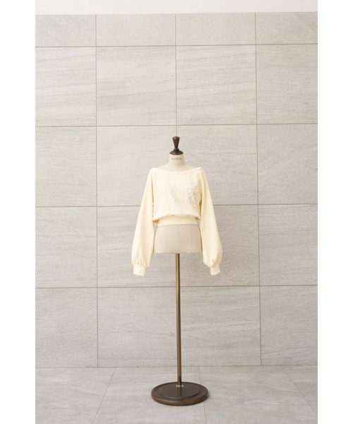 MISTREASS（ミストレアス）の「Hotfix Logo Sweatshirt（スウェット・レディース・イエロー・FREE）」の4枚目の写真