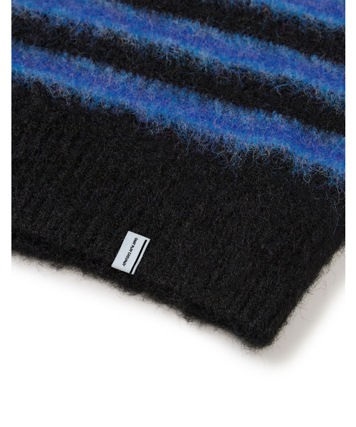 MMLG（エムエムエルジー）の「[Mmlg] HAIRLY STRIPE KNIT (BLUE)（ニット/セーター・レディース・その他・SMALL/X-LARGE/LARGE/MEDIUM）」の7枚目の写真