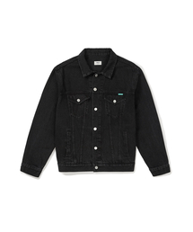 [Mmlg] MY HERO DENIM JACKET (BLACK)