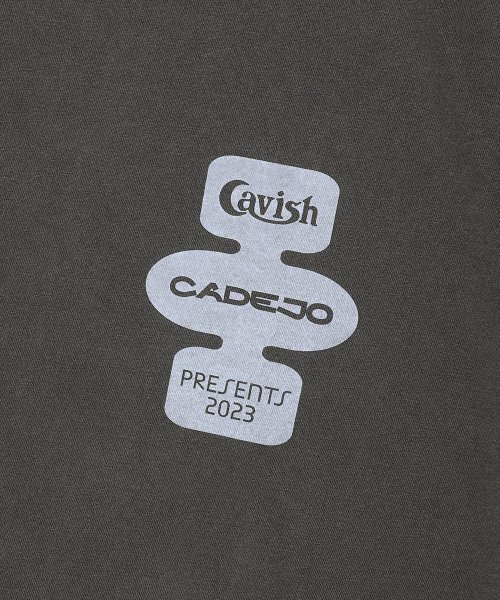 Cavish(カビシ)の「CADEJO PIGMENT DYED SS TEE CHARCOAL(CV2DMUT523B)(Tシャツ/カットソー・レディース・チャコール・LARGE/X-LARGE)」の4枚目の写真