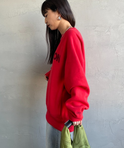 Americana/アメリカーナ] GAME ON フロッキーロゴ ボリュームスリーブ