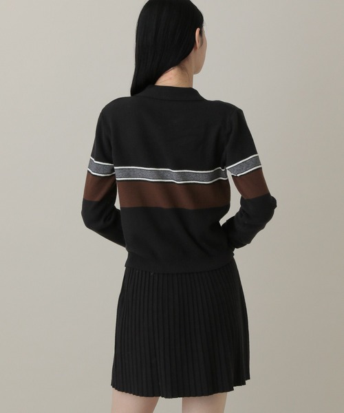 3.3 Field Trip （3.3フィールドトリップ）の「3.3 Field Trip／ポロニットセットアップ（ニット/セーター・レディース・ブラック/グレー・FREE）」の14枚目の写真