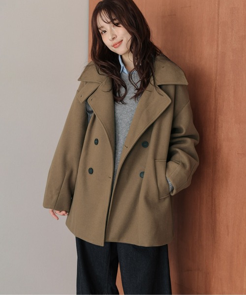セール】スタンドカラーミドルコート（ステンカラーコート）｜AMELY