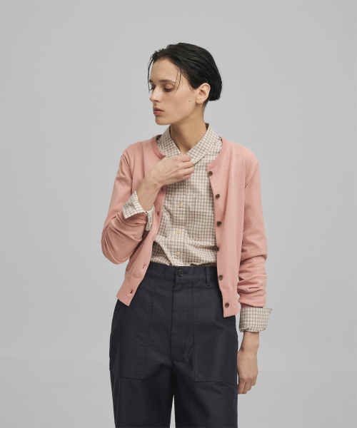 ANOTHER OFFICE WOMEN（アナザー オフィス ウーマン）の「w. Basis Roundneck Cardigan (Light Mauve)（カーディガン/ボレロ・レディース・その他・0）」の3枚目の写真