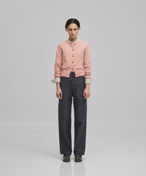 ANOTHER OFFICE WOMEN（アナザー オフィス ウーマン）の「w. Basis Roundneck Cardigan (Light Mauve)（カーディガン/ボレロ・レディース・その他・0）」の5枚目の写真
