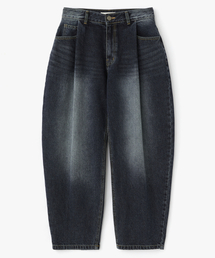 COFWI（コフウィー）の「ディープワンタックバルーンデニムパンツディープブルー（デニムパンツ）」