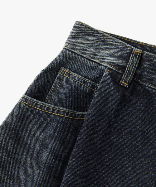 COFWI(コフウィー)の「ディープワンタックバルーンデニムパンツディープブルー(デニムパンツ・メンズ・その他・1(S)/2(M)/3(L))」の5枚目の写真
