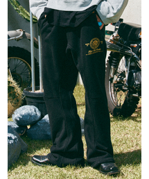 HIGHTIDEFRANKIE（ハイタイドフランキー）の「Locuras Eagle Bootcut Sweatpants Black（スウェットパンツ）」