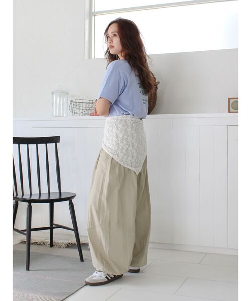 Ungrid（アングリッド）の「レーススカーフ（ストール/ショール・レディース・オフホワイト/ブラック・FREE）」の11枚目の写真