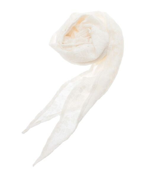 Ungrid（アングリッド）の「レーススカーフ（ストール/ショール・レディース・オフホワイト/ブラック・FREE）」の21枚目の写真