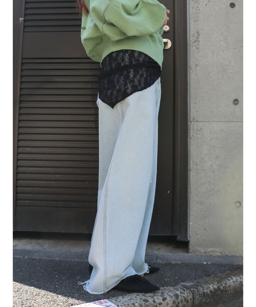 Ungrid（アングリッド）の「レーススカーフ（ストール/ショール・レディース・オフホワイト/ブラック・FREE）」の22枚目の写真