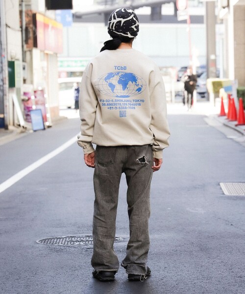 TOKYO CULTUART by BEAMS（トウキョウカルチャートバイビームス）の「TOKYO CULTUART by BEAMS / TCbB SHOP Sweat shirt（スウェット・メンズ・ブラウン系その他/ダークブラウン・LARGE/X-LARGE/MEDIUM/SMALL）」の3枚目の写真