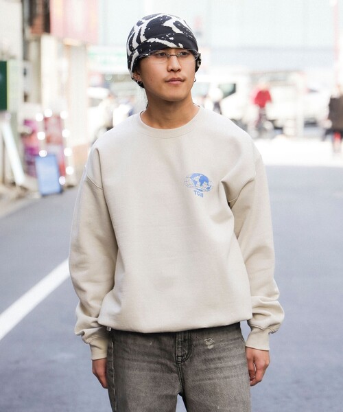 TOKYO CULTUART by BEAMS（トウキョウカルチャートバイビームス）の「TOKYO CULTUART by BEAMS / TCbB SHOP Sweat shirt（スウェット・メンズ・ブラウン系その他/ダークブラウン・LARGE/X-LARGE/MEDIUM/SMALL）」の4枚目の写真