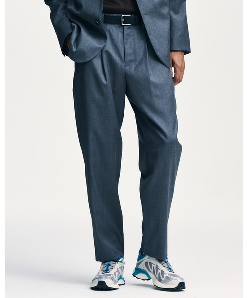 SOPHNET.(ソフネット)の「LORO PIANA EASY SLACKS(スラックス・メンズ・ブラック/グレー・3/2/1/4/5)」の10枚目の写真