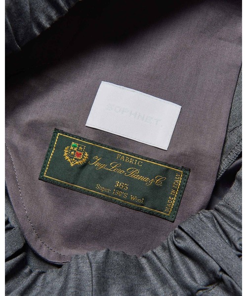 SOPHNET.(ソフネット)の「LORO PIANA EASY SLACKS(スラックス・メンズ・ブラック/グレー・3/2/1/4/5)」の14枚目の写真
