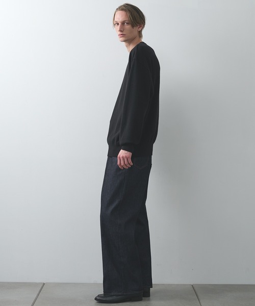 セール】【STUDIOUS】CASHMERE WOOL CREWNECK KNIT（ニット/セーター