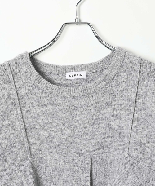 7ゲージキャミドッキングプルオーバー 630090（ニット/セーター