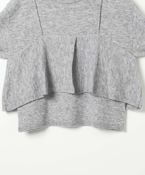 7ゲージキャミドッキングプルオーバー 630090（ニット/セーター