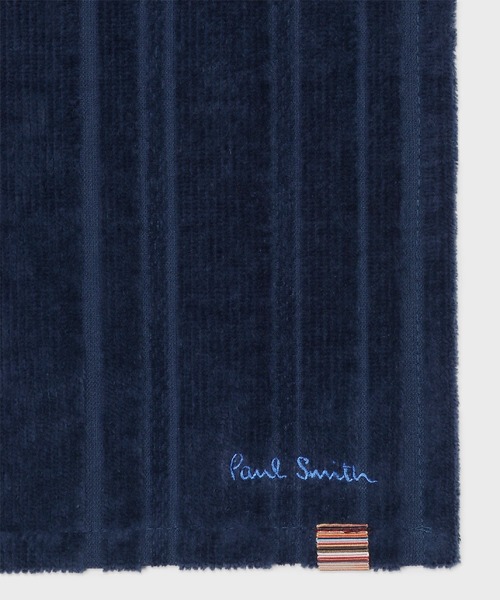 Paul Smith(ポールスミス)の「"Shadow Stripe" ベロアハンドタオル【160370 HAND】(ハンカチ/ハンドタオル・メンズ・ダークグリーン/ライトブルー/ネイビー・FREE)」の6枚目の写真