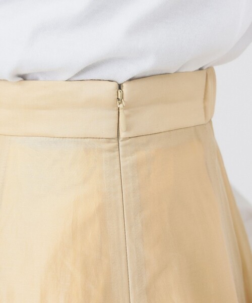 Ray BEAMS（レイビームス）の「シアー エアリー フレア スカート（スカート・レディース・サックスブルー/ブラック/クリーム・1/0）」の20枚目の写真