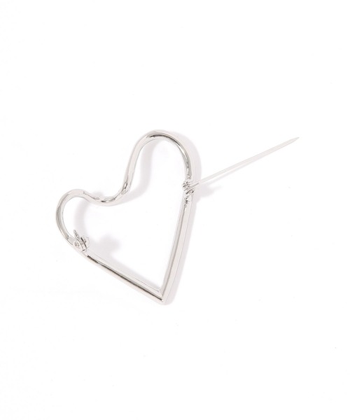 niko and...（ニコアンド）の「ハートブローチ（ブローチ/コサージュ・レディース・イエロー/グレー・0）」の3枚目の写真