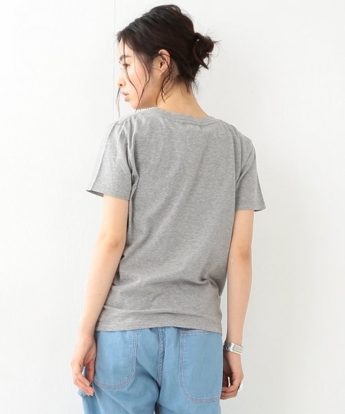 BEAMS BOY（ビームスボーイ）の「BEAMS BOY / BB刺繍 Tシャツ（Tシャツ/カットソー・レディース・ホワイト/グレー/オレンジ/グリーン/サックスブルー/ネイビー・ONE SIZE）」の14枚目の写真