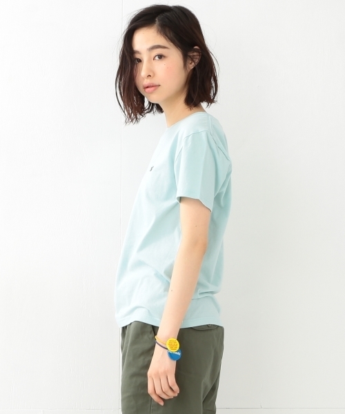 BEAMS BOY（ビームスボーイ）の「BEAMS BOY / BB刺繍 Tシャツ（Tシャツ/カットソー・レディース・ホワイト/グレー/オレンジ/グリーン/サックスブルー/ネイビー・ONE SIZE）」の17枚目の写真