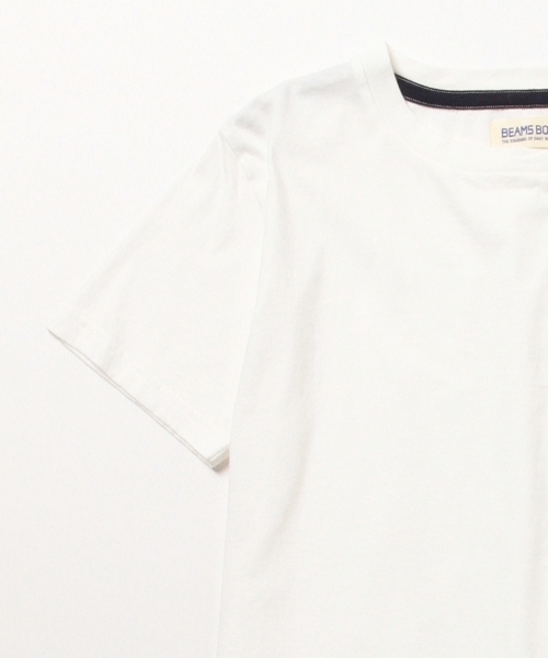 BEAMS BOY（ビームスボーイ）の「BEAMS BOY / BB刺繍 Tシャツ（Tシャツ/カットソー・レディース・ホワイト/グレー/オレンジ/グリーン/サックスブルー/ネイビー・ONE SIZE）」の22枚目の写真