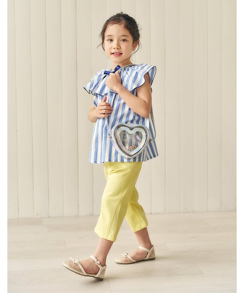 apres les cours（アプレレクール）の「ハートクリアポシェット（ショルダーバッグ・キッズ・シルバー・FREE）」の2枚目の写真