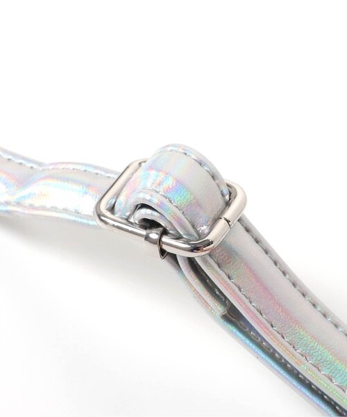 apres les cours（アプレレクール）の「ハートクリアポシェット（ショルダーバッグ・キッズ・シルバー・FREE）」の6枚目の写真