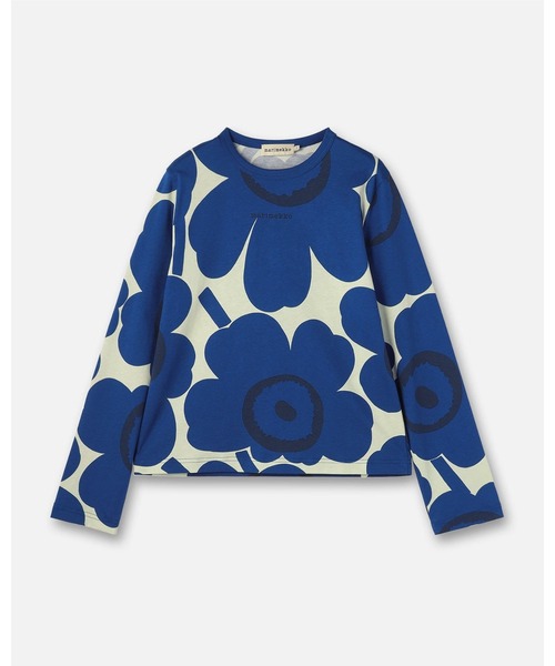 marimekko(マリメッコ)の「【kioski】Efekti Unikko / shirt(Tシャツ/カットソー・レディース・ブルー・LARGE/MEDIUM/SMALL/X-SMALL/X-LARGE)」の5枚目の写真