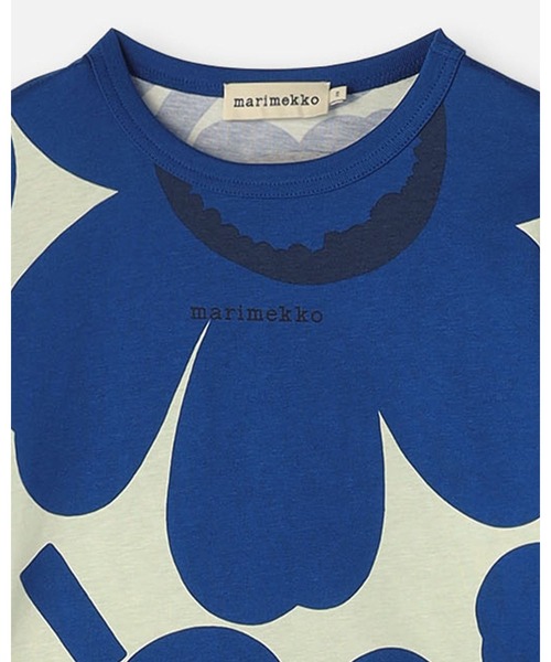 marimekko(マリメッコ)の「【kioski】Efekti Unikko / shirt(Tシャツ/カットソー・レディース・ブルー・LARGE/MEDIUM/SMALL/X-SMALL/X-LARGE)」の7枚目の写真