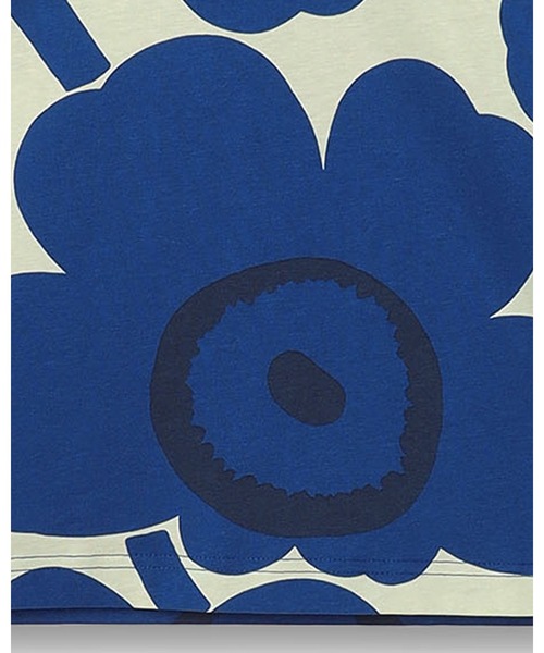 marimekko(マリメッコ)の「【kioski】Efekti Unikko / shirt(Tシャツ/カットソー・レディース・ブルー・LARGE/MEDIUM/SMALL/X-SMALL/X-LARGE)」の9枚目の写真