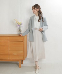 TRUDEA（トルディア）の「オケージョン対応 洗える【2026SS新作】 ダブルブレストテーラードジャケット（テーラードジャケット）」