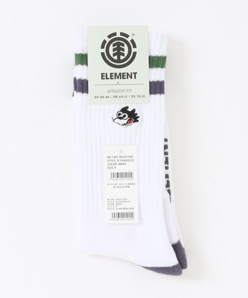 ELEMENT(エレメント)の「ELEMENT メンズ SNACKS SOCKS ソックス 【2026年春夏モデル】/エレメントライン入りソックス(ソックス/靴下・メンズ・マルチ・FREE)」の1枚目の写真
