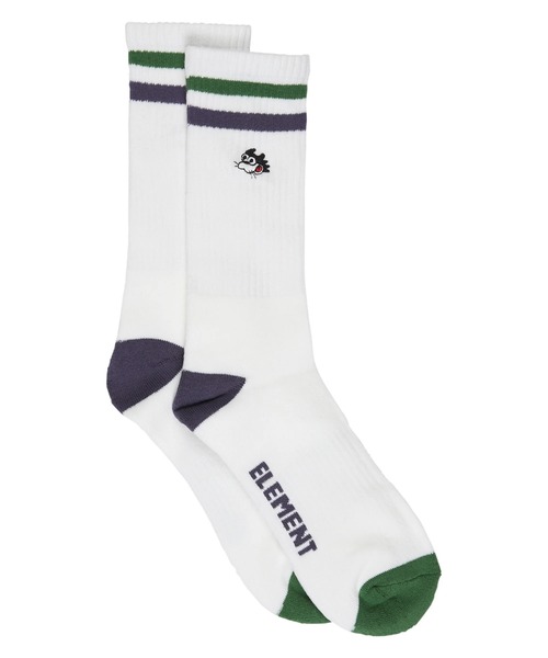 ELEMENT(エレメント)の「ELEMENT メンズ SNACKS SOCKS ソックス 【2026年春夏モデル】/エレメントライン入りソックス(ソックス/靴下・メンズ・マルチ・FREE)」の1枚目の写真