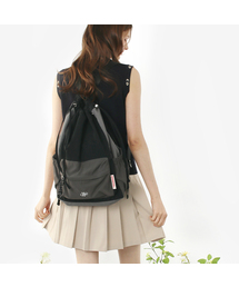 [INT] Mixed Easy Draw Backpack _ Charcoal