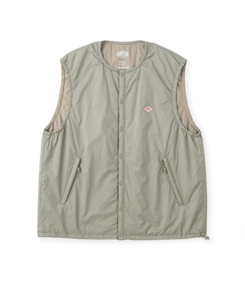 DANTON（ダントン）の「Men's Insulation Collarless Vest（その他アウター・メンズ・ブラウン系その他2/オリーブ/ブラック・L/XL/XXL/S/M/XS）」の4枚目の写真