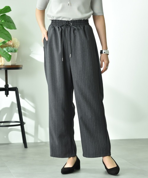 INTERPLANET(インタープラネット)の「エステルツイル柄アソートパンツ(その他パンツ・レディース・グレー/ブラック・FREE)」の7枚目の写真