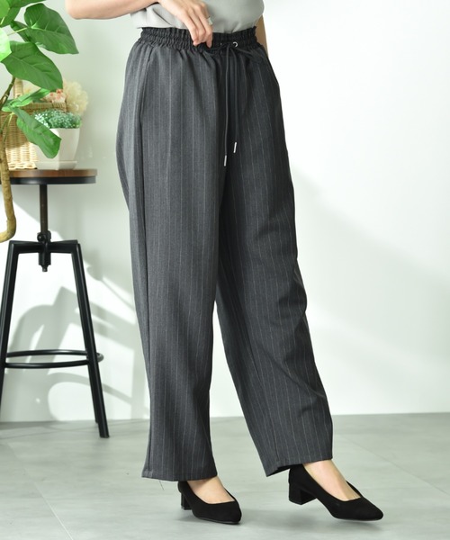 INTERPLANET(インタープラネット)の「エステルツイル柄アソートパンツ(その他パンツ・レディース・グレー/ブラック・FREE)」の11枚目の写真